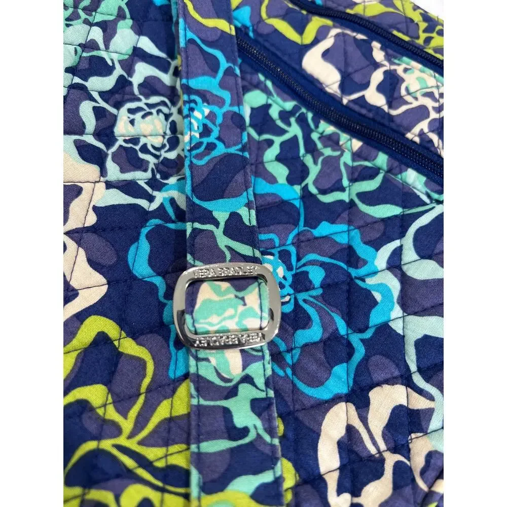 Vera Bradley Retired Katalina Blues Pattern Quilted Hipster Crossbody Purse
